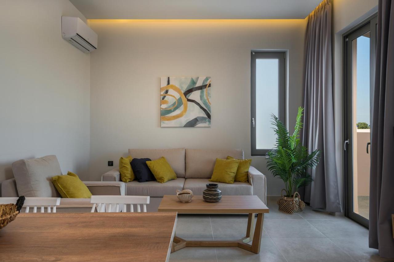 Aegean Breeze Luxury Apartments Next To The Sea Maleme Eksteriør bilde