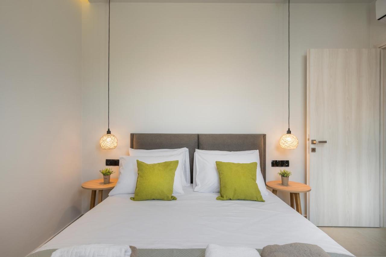 Aegean Breeze Luxury Apartments Next To The Sea Maleme Eksteriør bilde