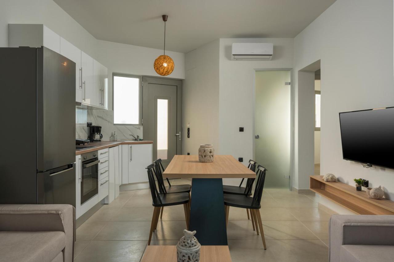 Aegean Breeze Luxury Apartments Next To The Sea Maleme Eksteriør bilde