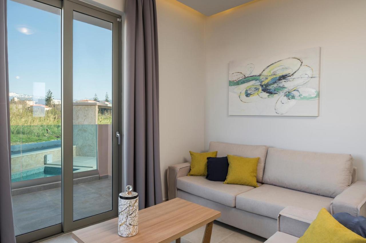 Aegean Breeze Luxury Apartments Next To The Sea Maleme Eksteriør bilde