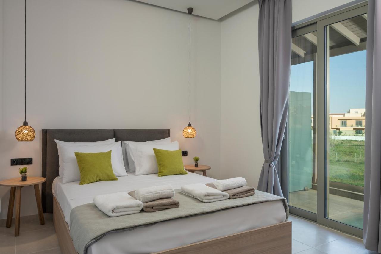 Aegean Breeze Luxury Apartments Next To The Sea Maleme Eksteriør bilde