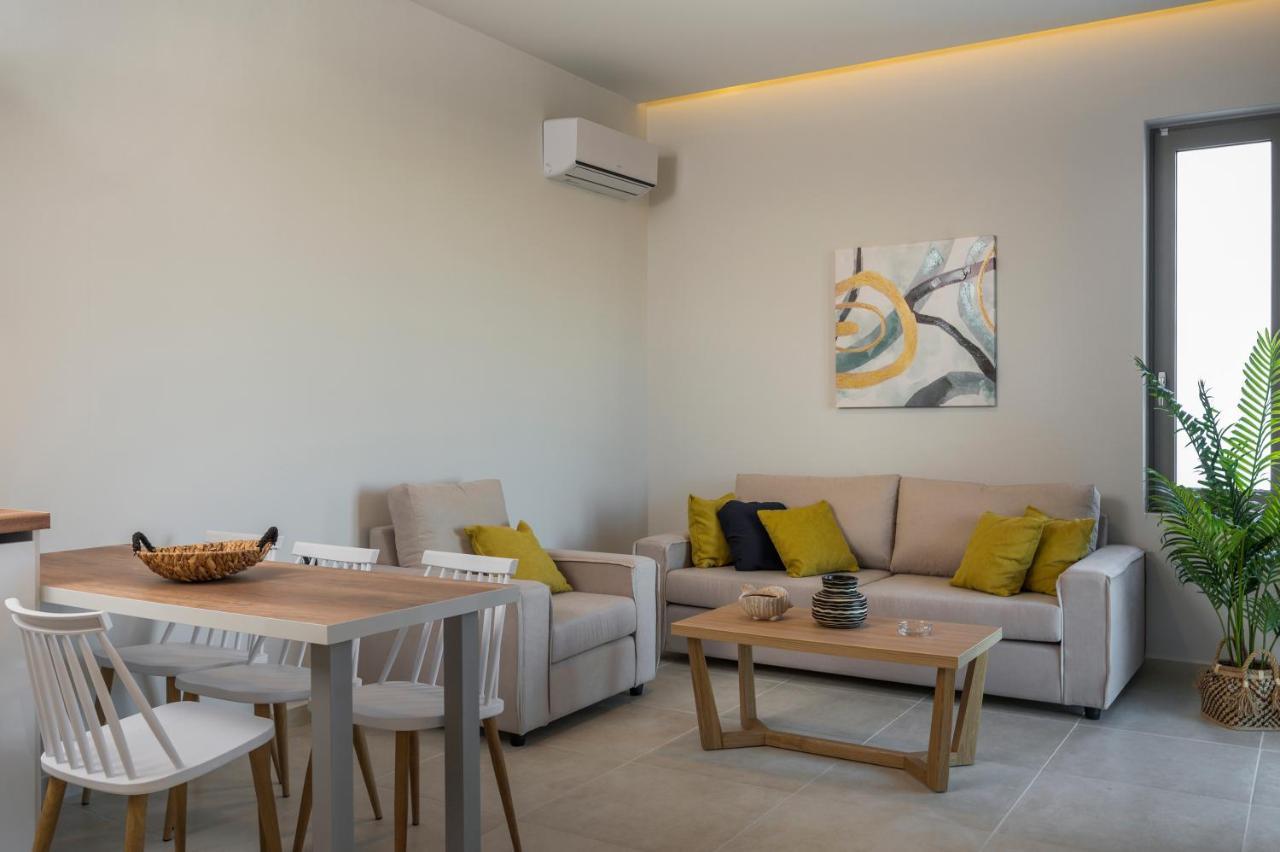 Aegean Breeze Luxury Apartments Next To The Sea Maleme Eksteriør bilde