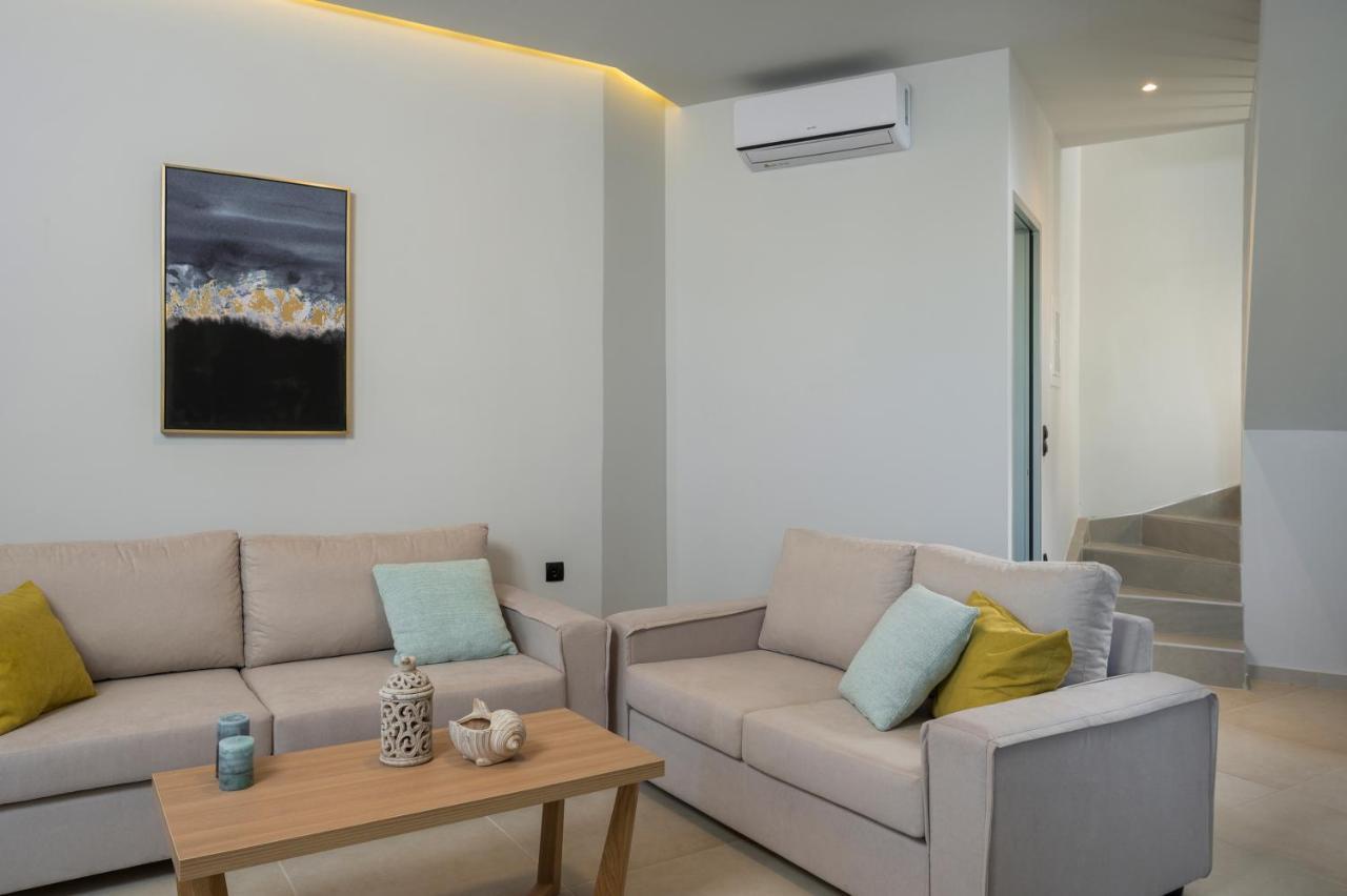Aegean Breeze Luxury Apartments Next To The Sea Maleme Eksteriør bilde