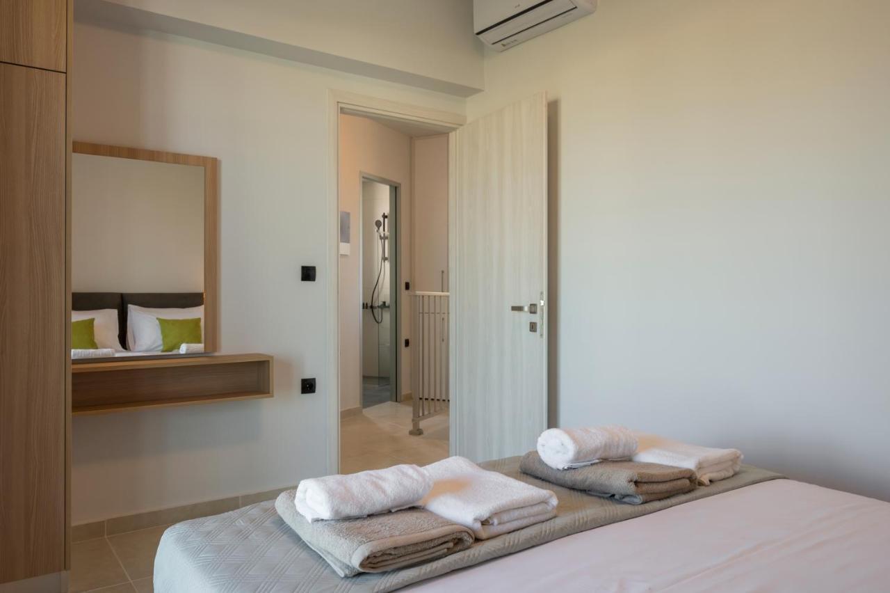 Aegean Breeze Luxury Apartments Next To The Sea Maleme Eksteriør bilde