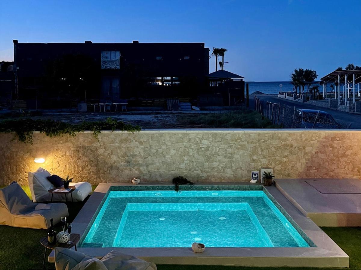 Aegean Breeze Luxury Apartments Next To The Sea Maleme Eksteriør bilde