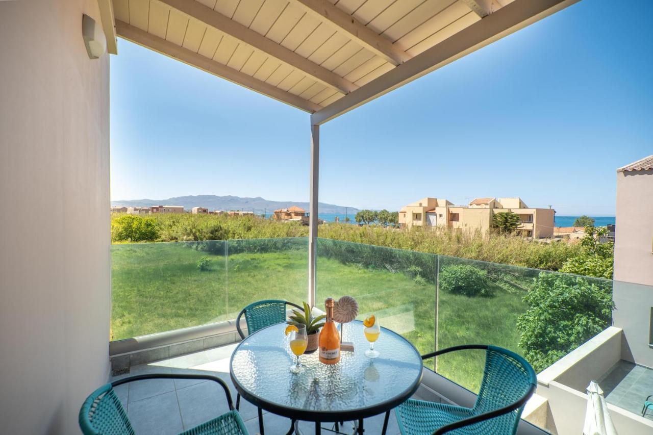 Aegean Breeze Luxury Apartments Next To The Sea Maleme Eksteriør bilde