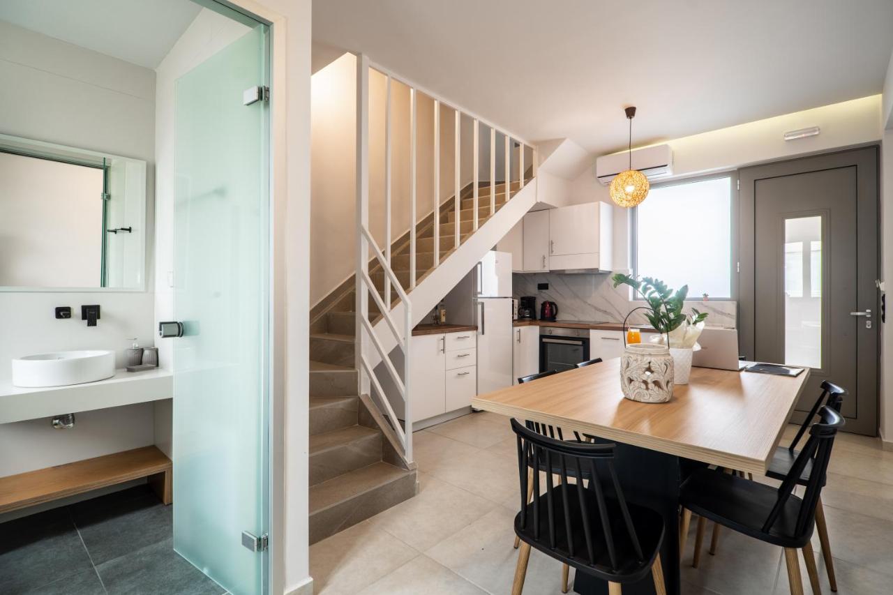 Aegean Breeze Luxury Apartments Next To The Sea Maleme Eksteriør bilde